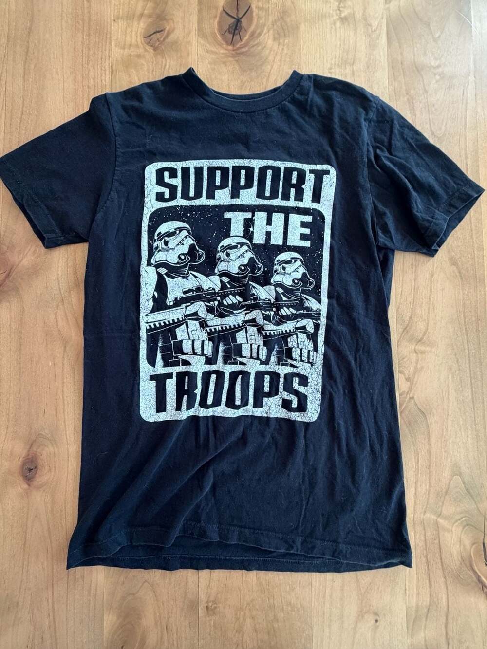 Star Wars WeLoveFine Support The Troops Stormtrooper T-Shirt Size M